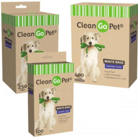Clean Go Pet Waste Bags 8 Rolls Grafitti