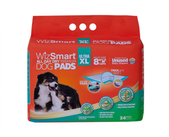WizSmart Earth Friendly Dog Pads Ultra 30 Count