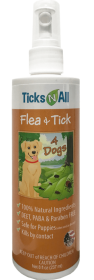 All Natural Flea & Tick 4 Dogs 8oz (2 pack)