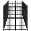 Outdoor Dog Kennel Steel 178.6 ftÂ¬â‰¤