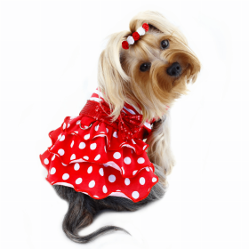 Patriotic Red/White/Blue Large Bow Sundress (size: small)
