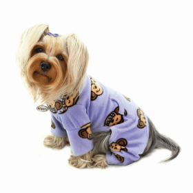 Silly Monkey Fleece Turtleneck Pajamas (Color: Lime, size: XL)