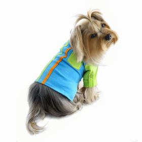 Adorable Silly Monkey Fleece Dog Pajamas/Bodysuit with Hood (Color: Lavender, size: medium)