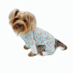 Polka Dots & Daisies Raincoat with Cotton Lining (size: medium)