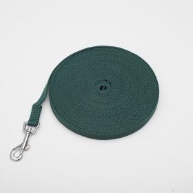 Pet Polyester Tracking Lead Rope (Option: Dark green-30mX1.6cm)
