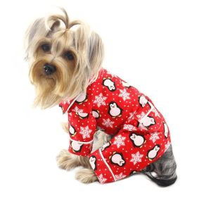 Snowman & Snowflake Flannel Pajamas with 2 Pockets (Color: light blue, size: XL)