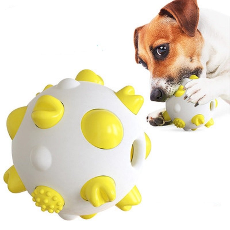Pet Dog Toy Interactive Chew Toy Non Toxic Bite Resistant Rubber Ball Pet Dog Toy Interactive Chew Toy Non Toxic Bite Resistant Rubber Ball